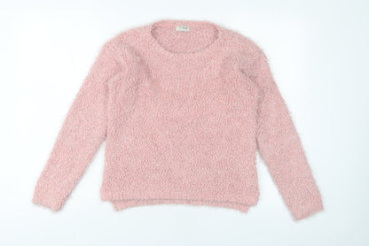 Womens UK Size 12 NEXT Pink Pullover Jumper