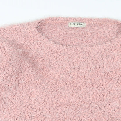 Womens UK Size 12 NEXT Pink Pullover Jumper