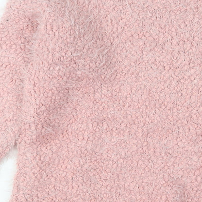 Womens UK Size 12 NEXT Pink Pullover Jumper