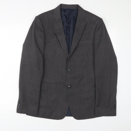 Mens UK Size 38 Marks and Spencer Regular Grey Suit Jacket