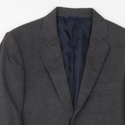 Mens UK Size 38 Marks and Spencer Regular Grey Suit Jacket