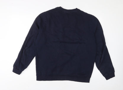 Mens UK Size M ASOS Blue Pullover Sweatshirt