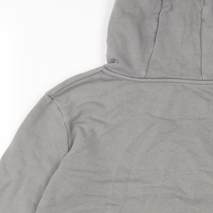 Marks and Spencer Boys Grey Cotton Pullover Hoodie Size 9-10 Years Pullover - Game Over