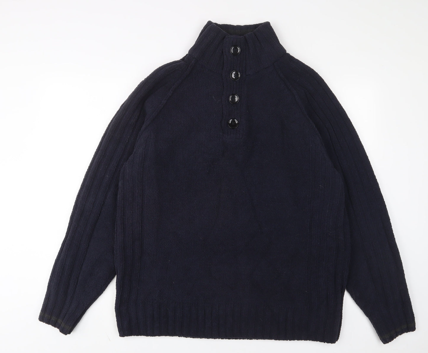 Mens UK Size L NEXT Blue Pullover Sweatshirt