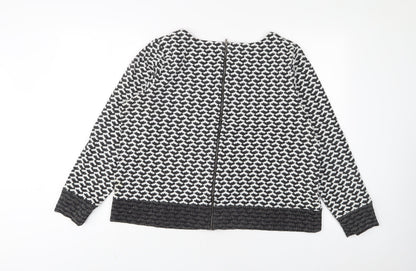 Womens UK Size 18 NEXT White Pullover Sweatshirt