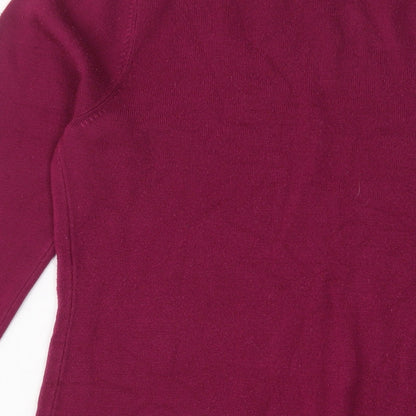 Womens UK Size 14 Dorothy Perkins Purple Pullover Jumper