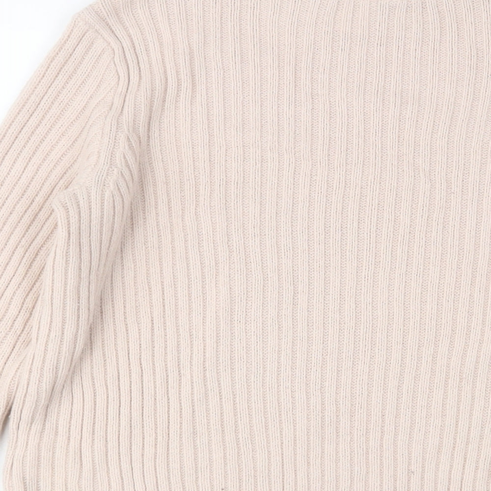 Womens UK Size S H&M Pink Pullover Jumper
