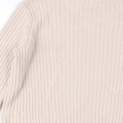 Womens UK Size S H&M Pink Pullover Jumper