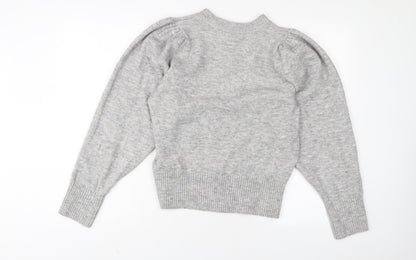 Womens UK Size M H&M Grey Pullover Jumper