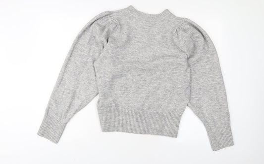 Womens UK Size M H&M Grey Pullover Jumper