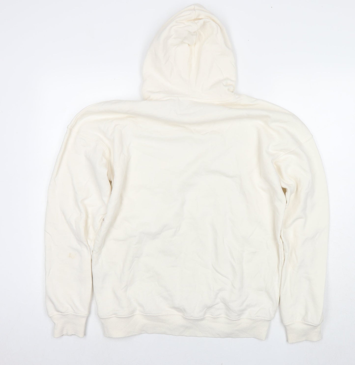 H&M Boys White Cotton Pullover Hoodie Size 14-15 Years Pullover - Stranger Things Icons