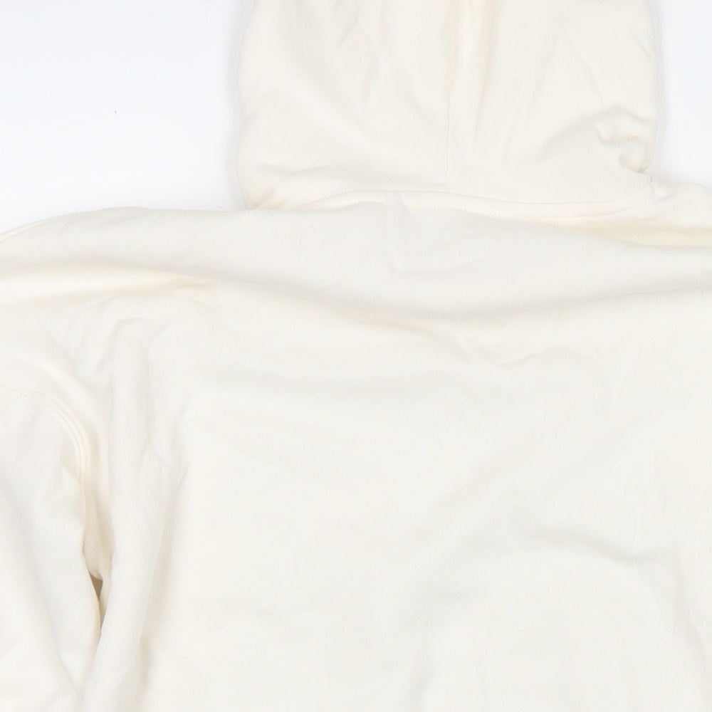 H&M Boys White Cotton Pullover Hoodie Size 14-15 Years Pullover - Stranger Things Icons