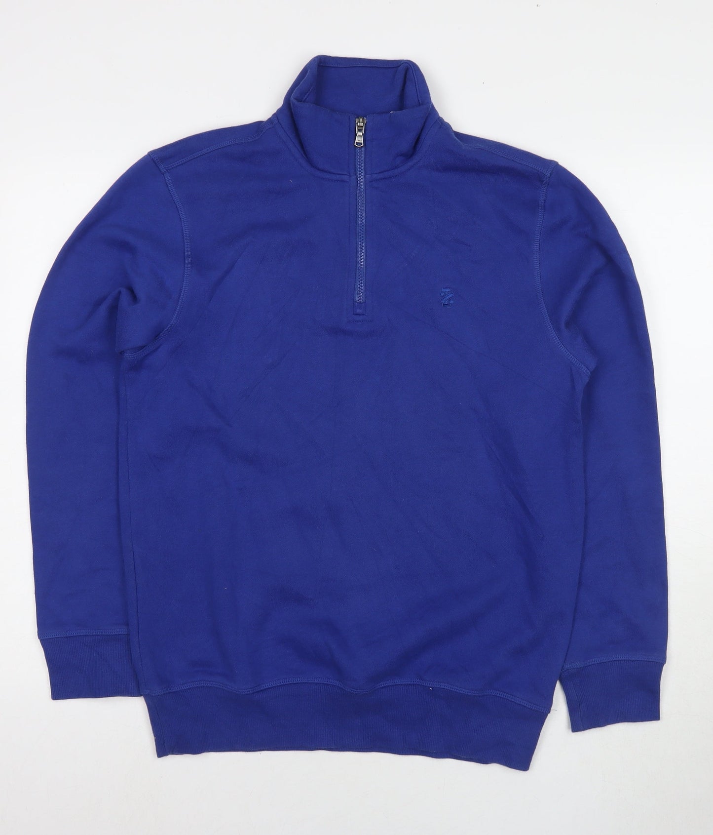 Mens UK Size S IZOD Blue Pullover Sweatshirt