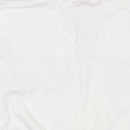 Mens UK Size M Divided by H&M White Henley Sweatshirt