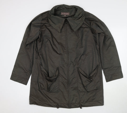Womens UK Size 14 Marks and Spencer Brown Parka Coat