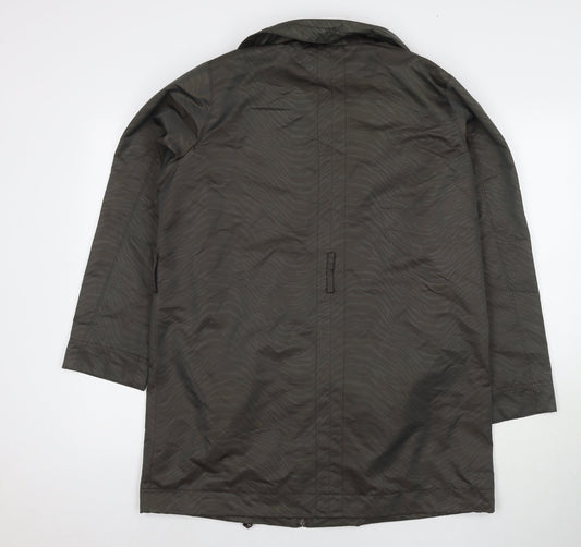 Womens UK Size 14 Marks and Spencer Brown Parka Coat