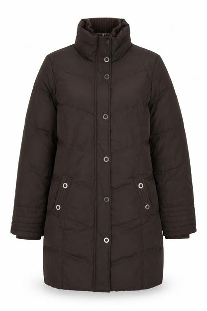 Womens UK Size 10 Esprit Brown Quilted Coat
