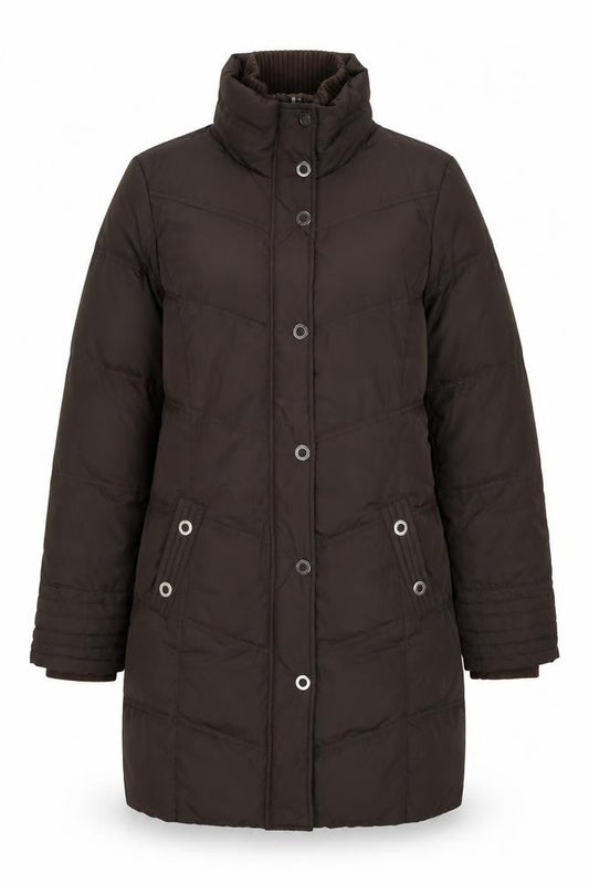 Womens UK Size 10 Esprit Brown Quilted Coat