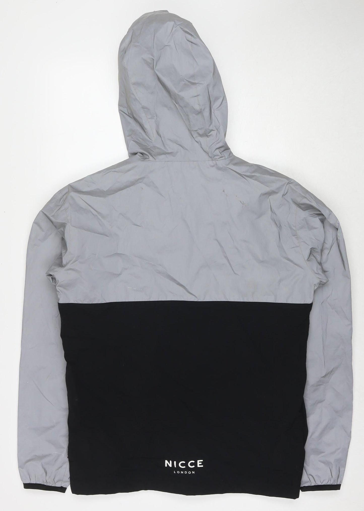 Mens UK Size S NICCE London Black Anorak Coat