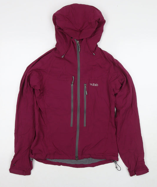 RAB Womens Purple Jacket Size 8 Zip
