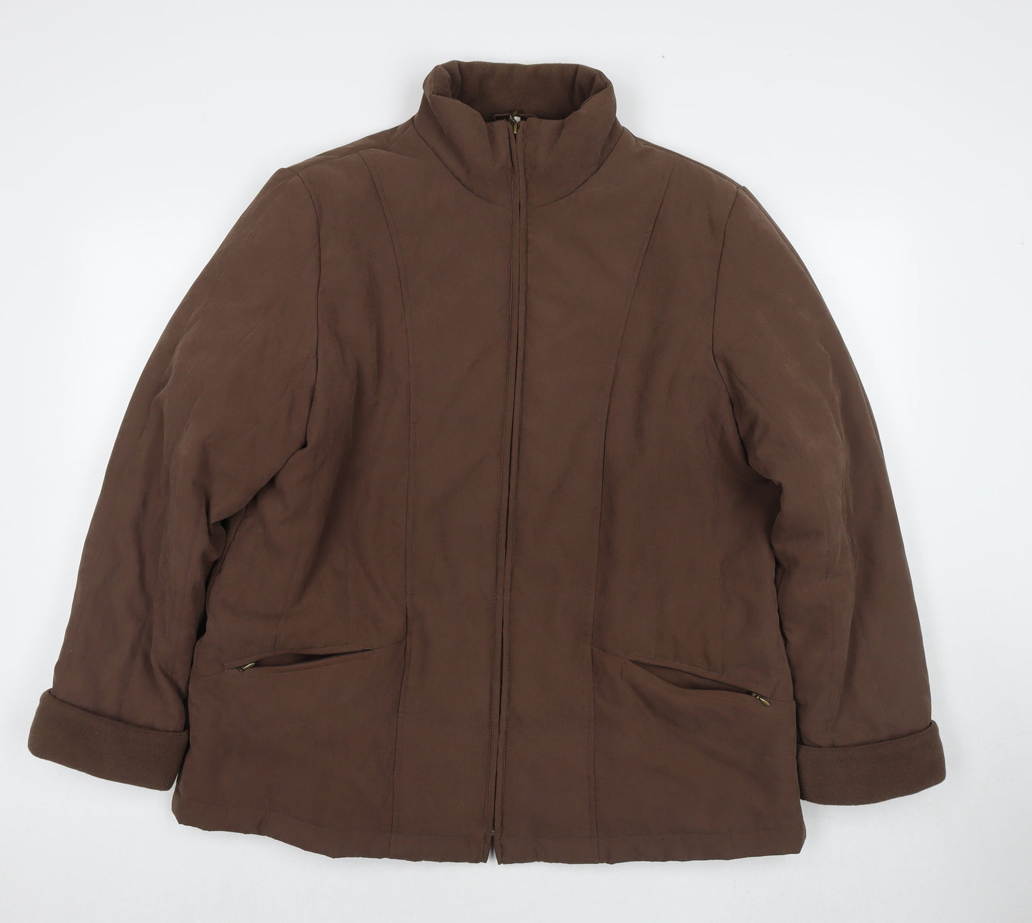 Womens UK Size 18 EWM Brown Jacket