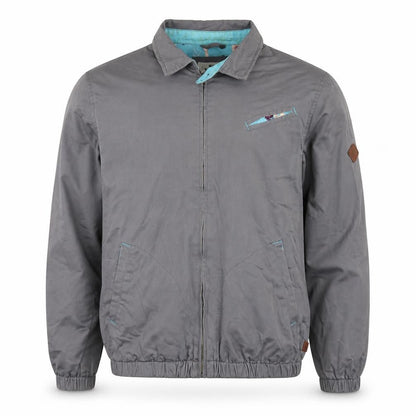 Mens UK Size M Bellfield Grey Bomber Jacket