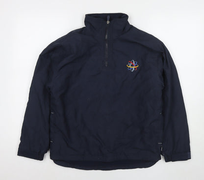 PB Sport Boys Blue Anorak Jacket Size 13 Years Zip