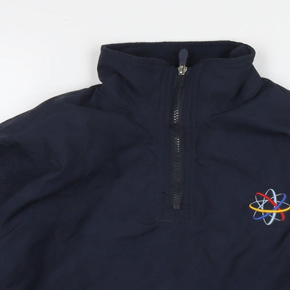 PB Sport Boys Blue Anorak Jacket Size 13 Years Zip