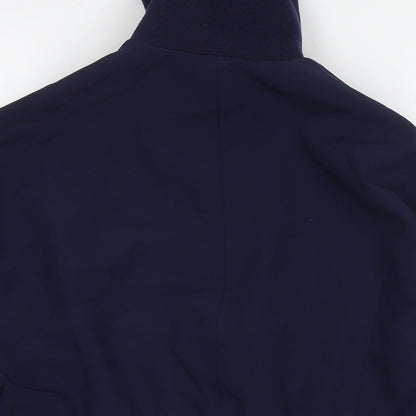 Pull&Bear Womens Blue Bomber Jacket Jacket Size S Zip