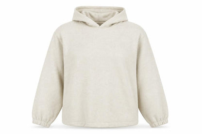 Zara Womens Beige Polyester Pullover Hoodie Size M Pullover