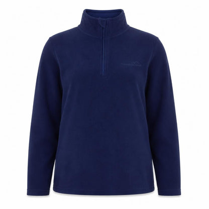 Freedom Trail Womens Blue Polyester Pullover Sweatshirt Size 10 Zip