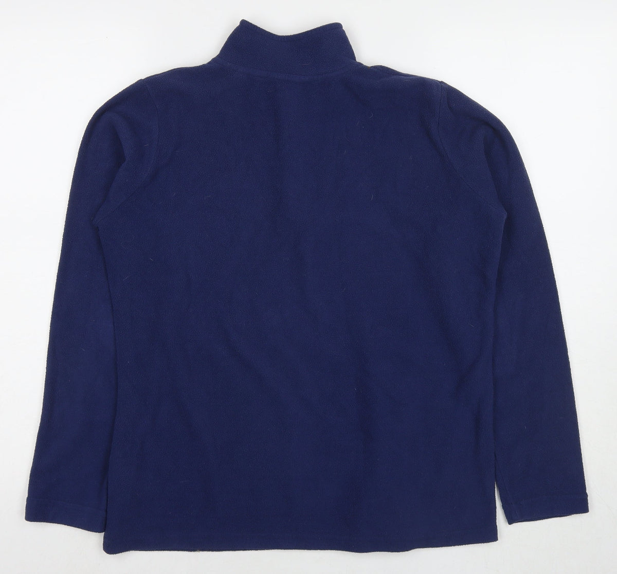 Freedom Trail Womens Blue Polyester Pullover Sweatshirt Size 10 Zip