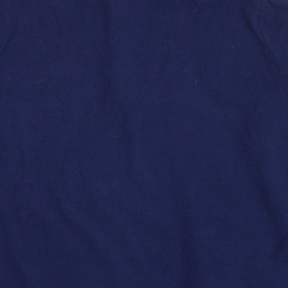 Freedom Trail Womens Blue Polyester Pullover Sweatshirt Size 10 Zip