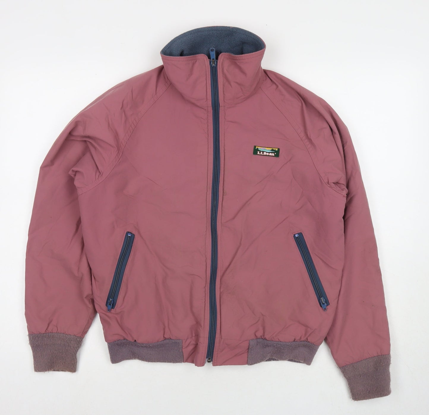 Maine Womens Pink Bomber Jacket Jacket Size M Zip