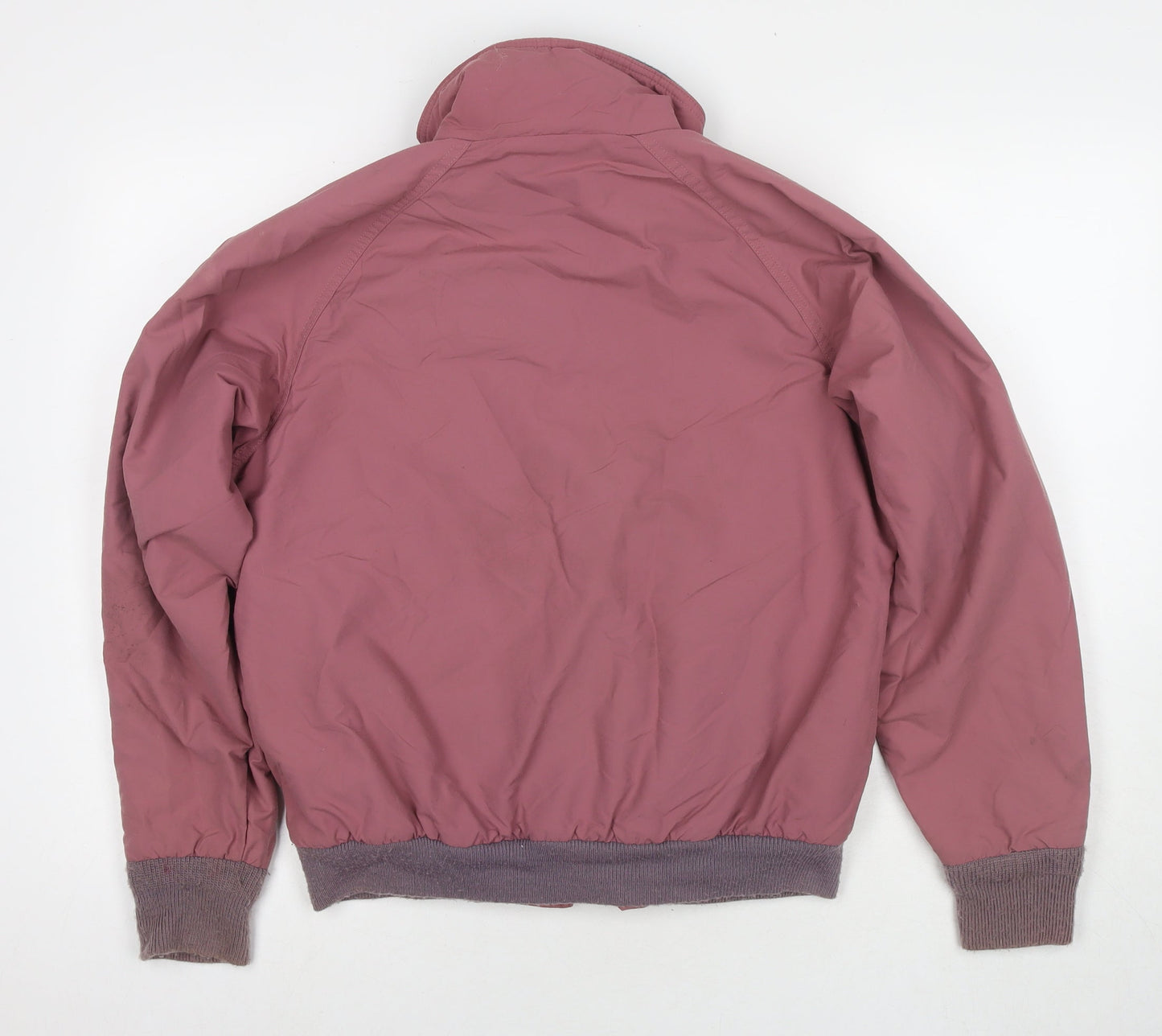 Maine Womens Pink Bomber Jacket Jacket Size M Zip