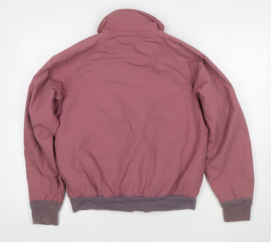 Maine Womens Pink Bomber Jacket Jacket Size M Zip