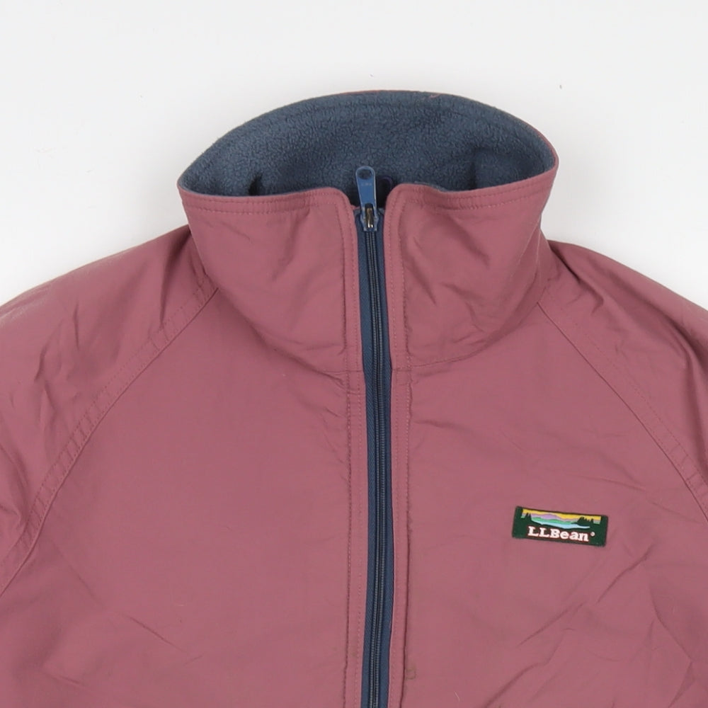 Maine Womens Pink Bomber Jacket Jacket Size M Zip