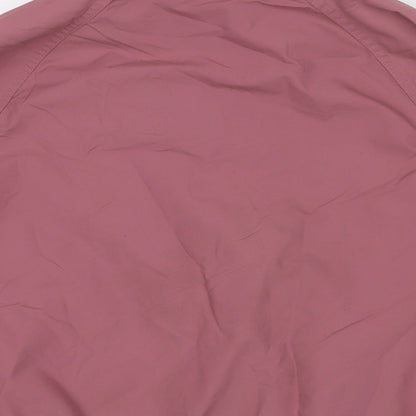 Maine Womens Pink Bomber Jacket Jacket Size M Zip