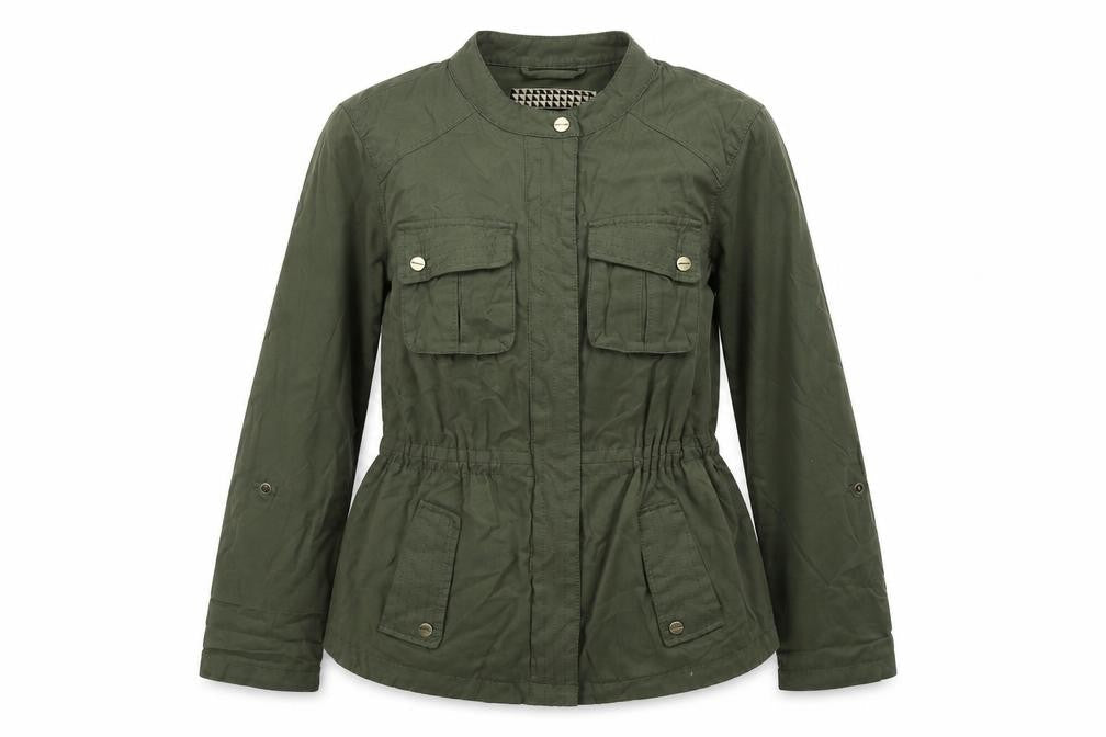 Womens UK Size 8 Principles Green Parka Coat