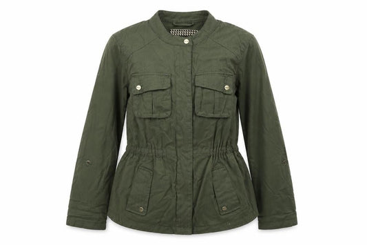 Womens UK Size 8 Principles Green Parka Coat