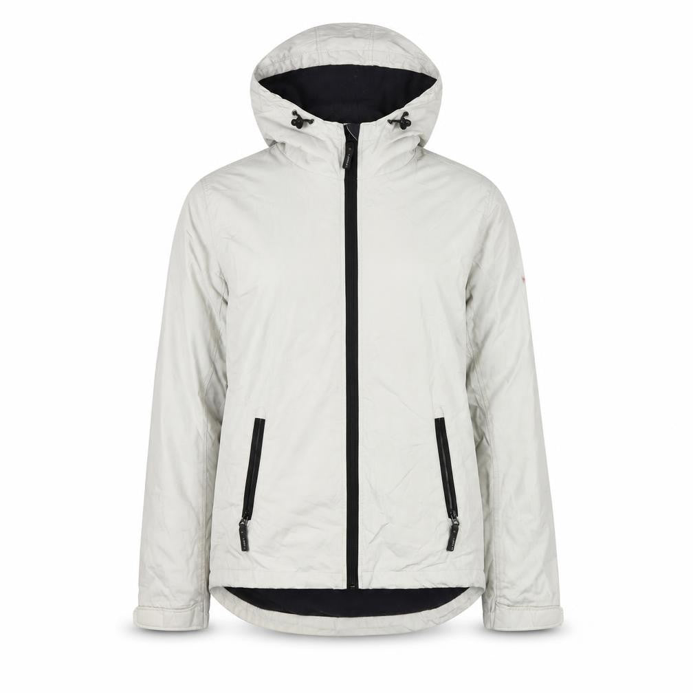 H&M Womens Ivory Jacket Size M Zip