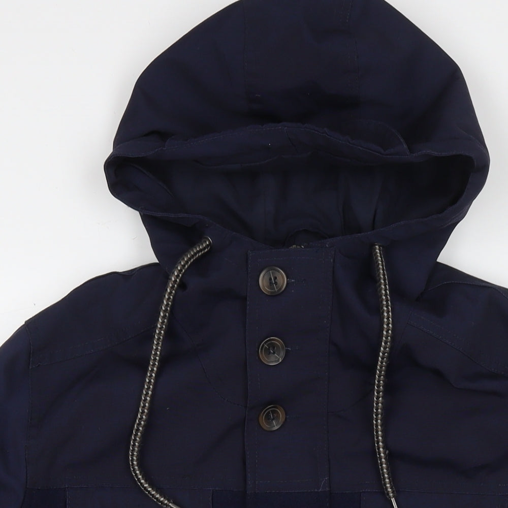 Mens UK Size M Bellfield Blue Parka Coat