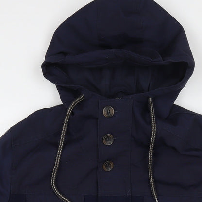 Mens UK Size M Bellfield Blue Parka Coat