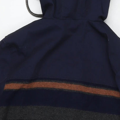 Mens UK Size M Bellfield Blue Parka Coat