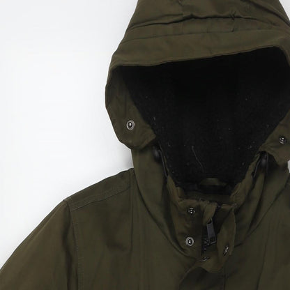 Mens UK Size XS NEXT Green Parka Coat