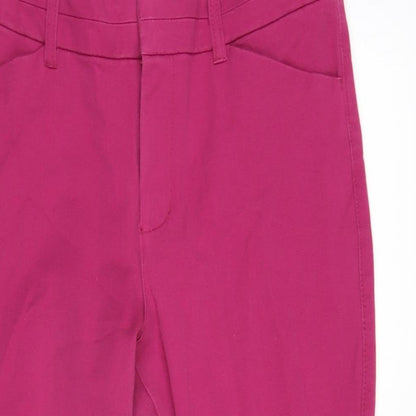 Gap Womens Purple Cotton Blend Cropped Jeans Size 40 in L25 in Slim Zip