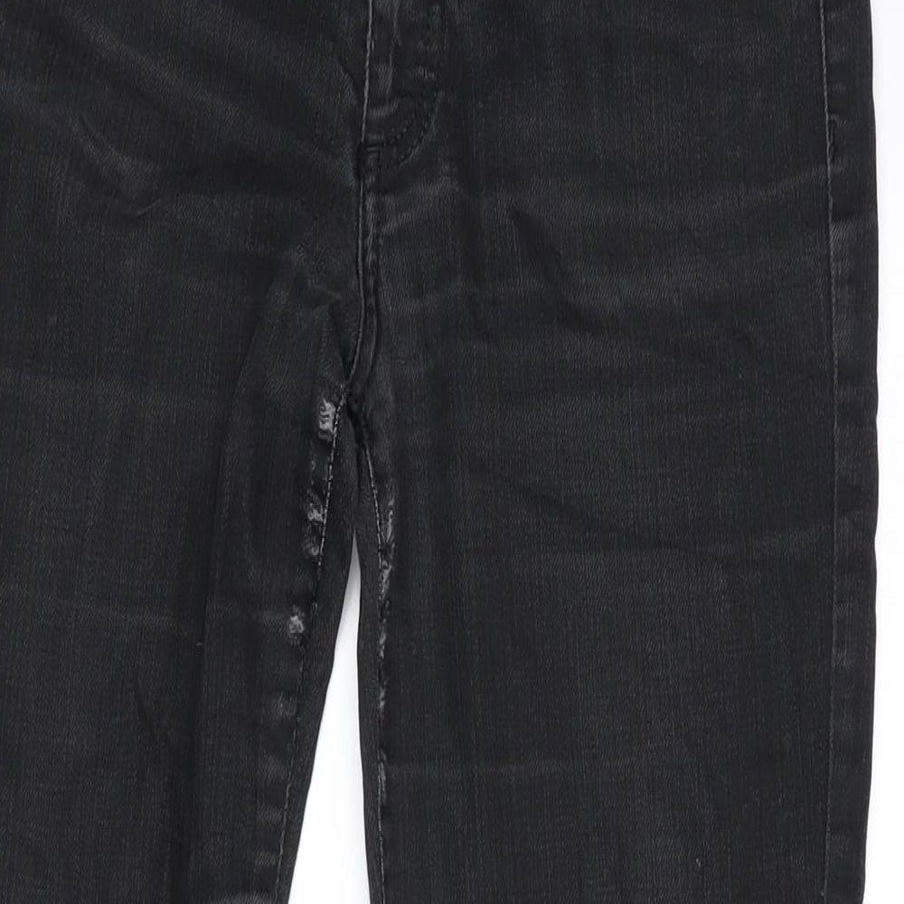 La Radoute Womens Grey Cotton Blend Tapered Jeans Size 30 in L31 in Regular Zip
