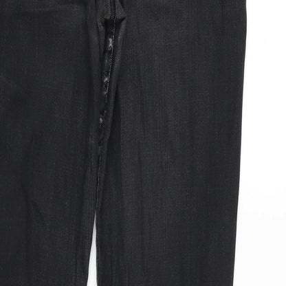 La Radoute Womens Grey Cotton Blend Tapered Jeans Size 30 in L31 in Regular Zip