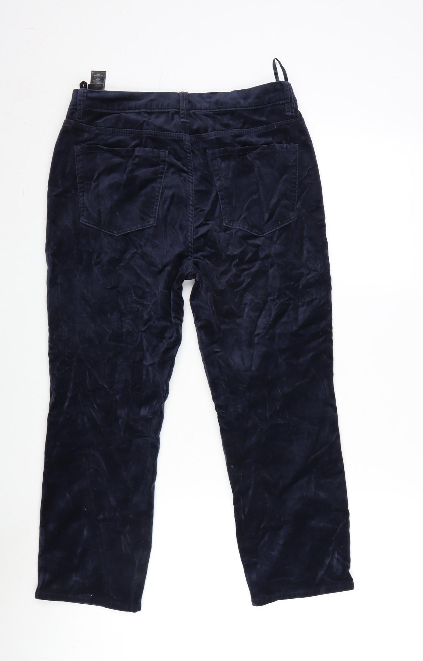 Womens UK Size 10 Marks and Spencer Regular Fit  Blue Trousers