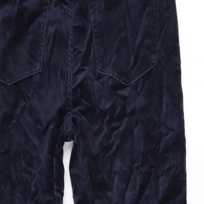 Womens UK Size 10 Marks and Spencer Regular Fit  Blue Trousers
